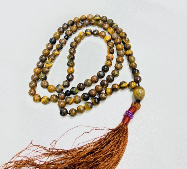 Tiger Agate/Aqeeq Stone 100 Beads 6mm Tasbih