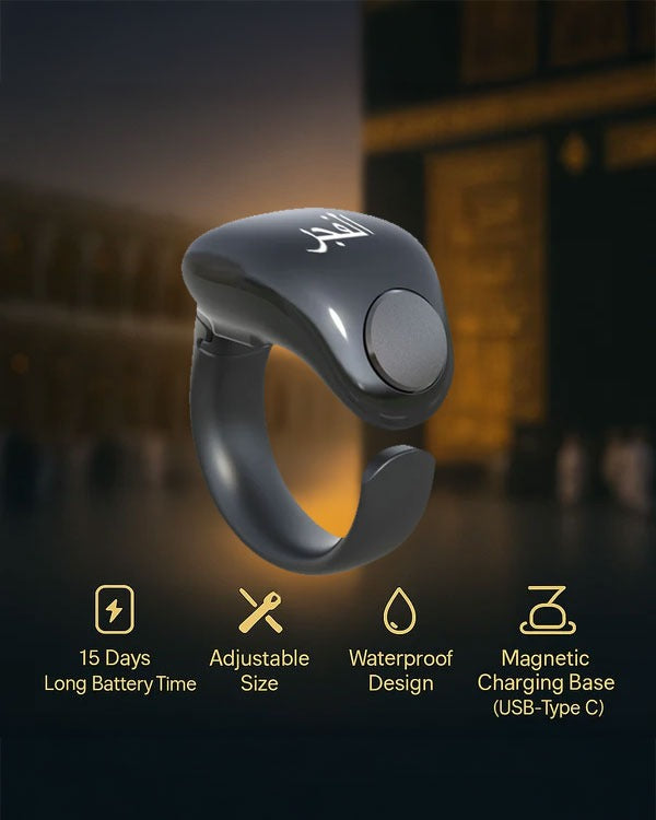 Ultimate Smart Zikr Ring 2024 (LATEST MODEL)