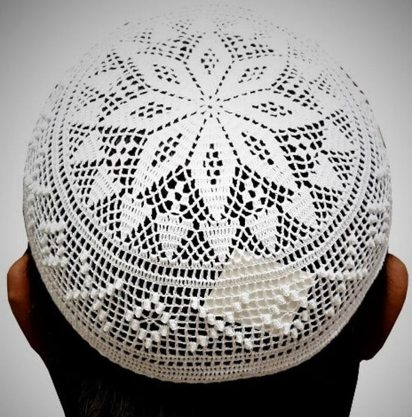 Bangladeshi Cotton Handmade Knitted Cap  Namaz Topi