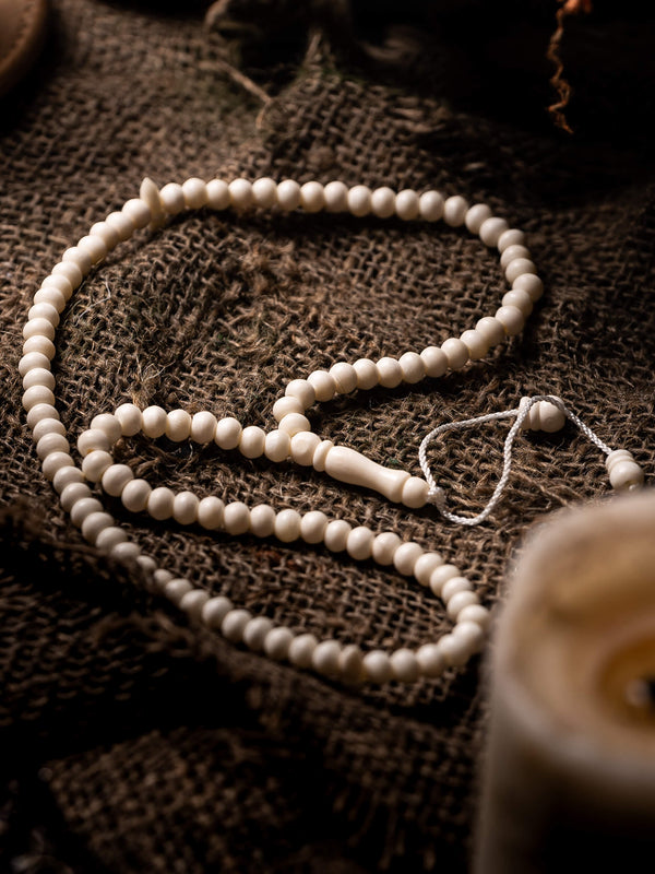 100 Beads Camel Bone Tasbih ( Round Shape 5mm Bead )